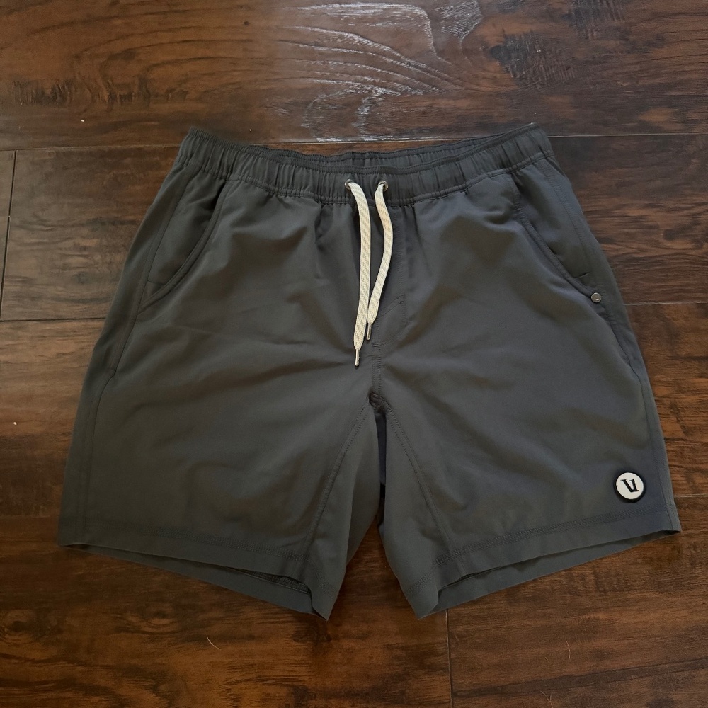 Vuori lined 7” shorts